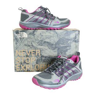 The North Face Litewave Explore Womens Hiking Shoes Gray Pink SIZE 7.5